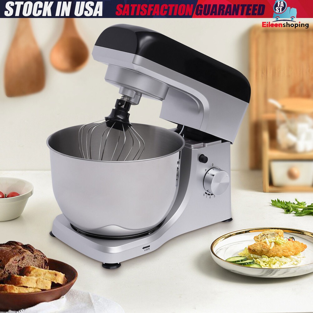 4.5L Commercial Food Dough Mixing Machine Heavy Duty 500W Tilt-Head 360° Mixing