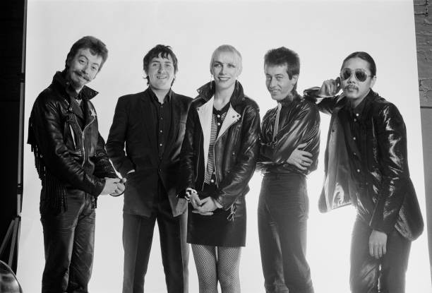 The Tourists British pop group pose for a group studio portrait ag- Old Photo