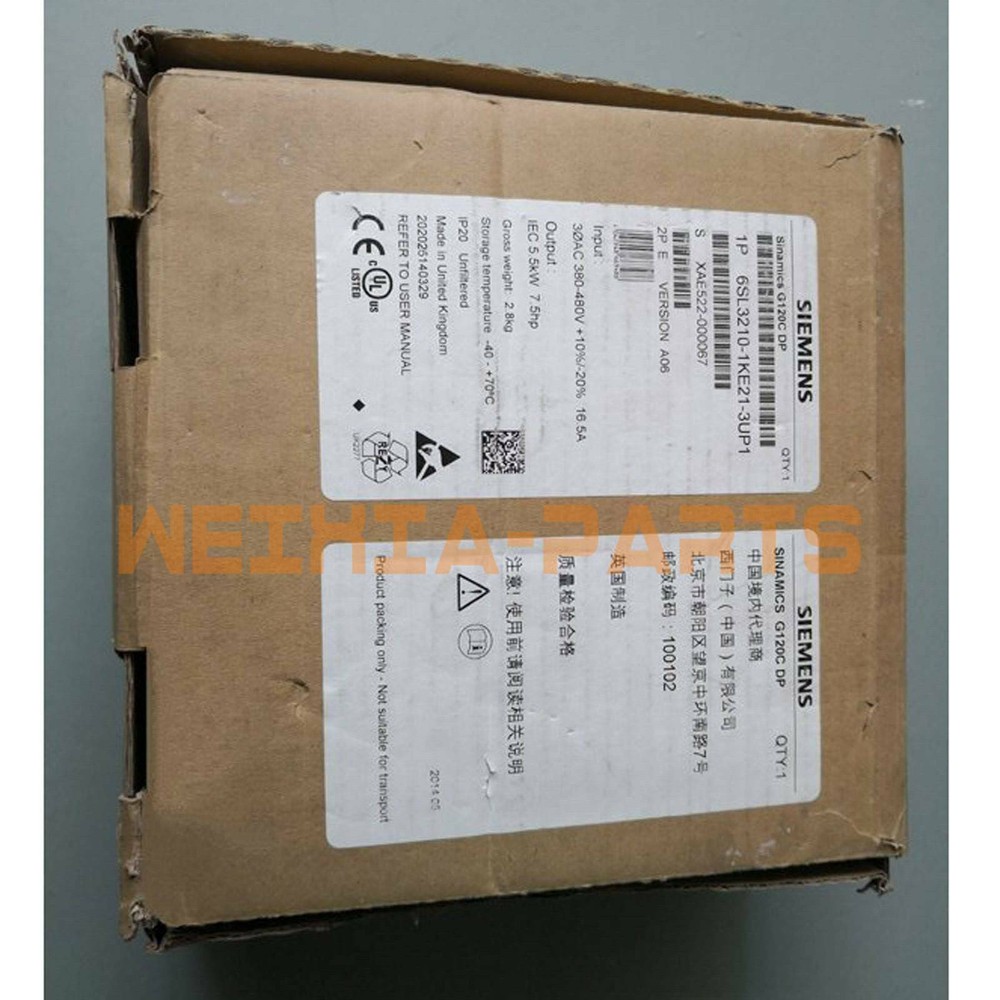 1PCS Siemens 6SL3210-1KE21-3UP1 NEW