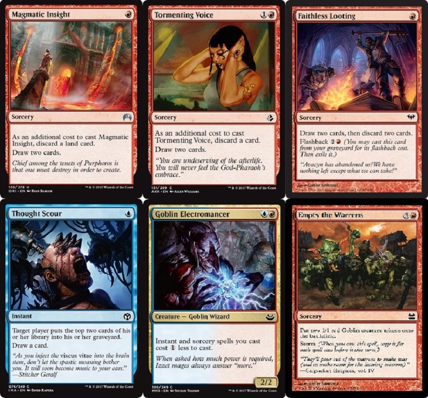 Storm Deck with Grapeshot and Goblins for MTG Magic Gathering 60 Cards