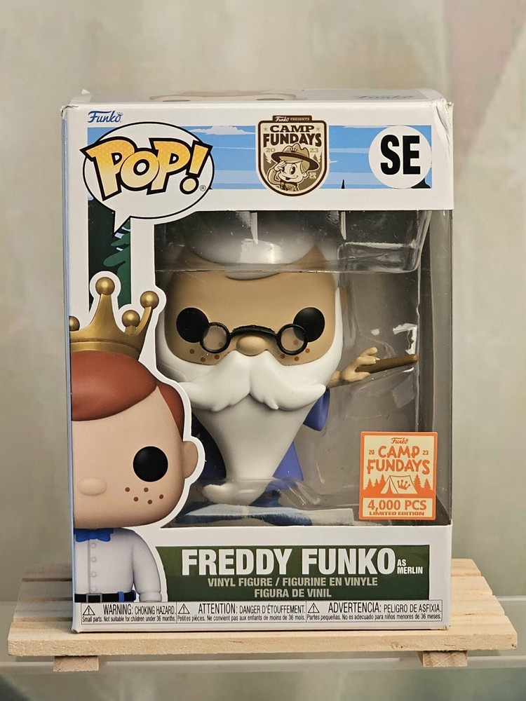 Freddy Funko as Merlin Camp Fundays 2023