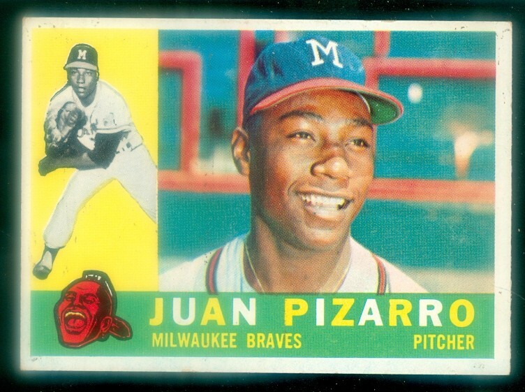 1960 TOPPS #59 JUAN PIZARRO EXMT