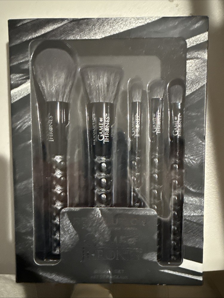 New Game of Thrones 3-Eyed Raven Makeup Brush Set 5-Piece