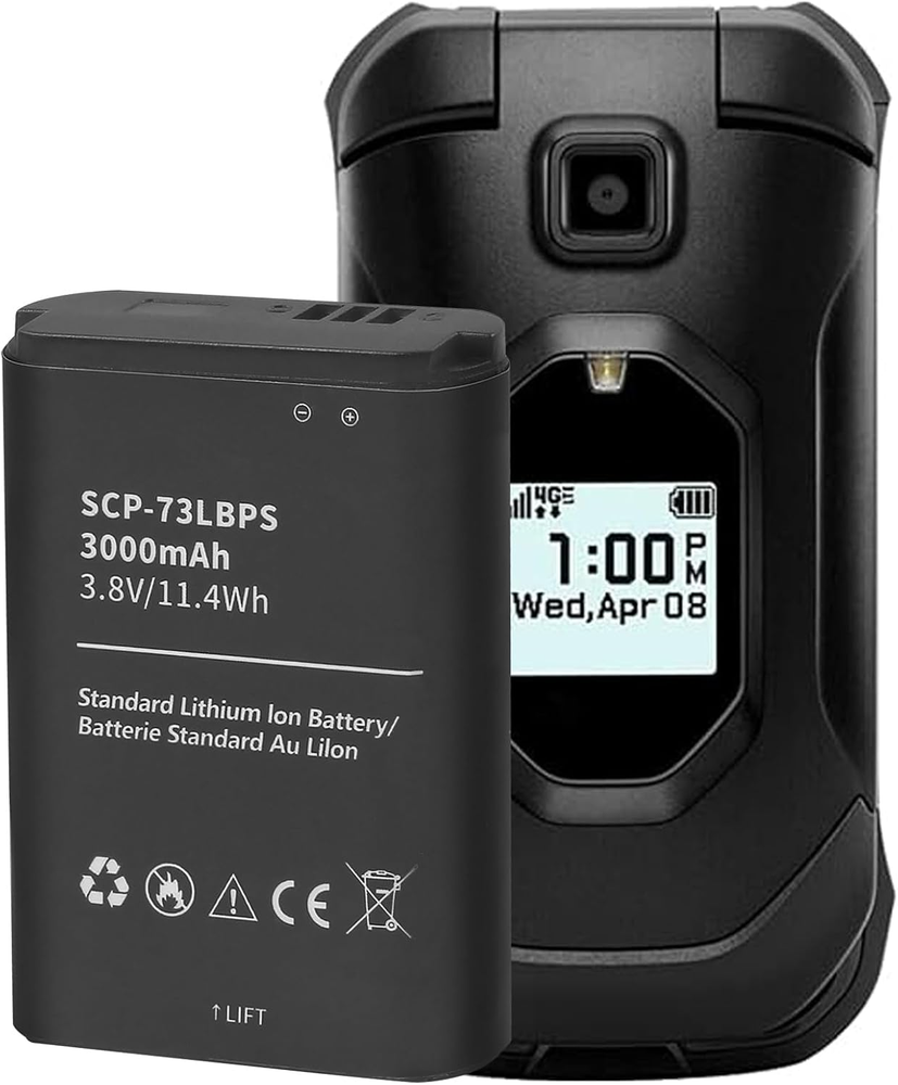 SCP-73LBPS Battery 2024 New Version Ultra High Capacity Li-Ion Battery Replaceme