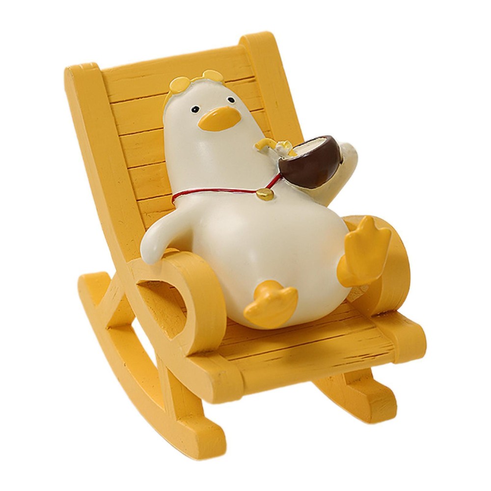 Animal Statue Creative Cute Resin Figurine for Restaurant Office Living Room