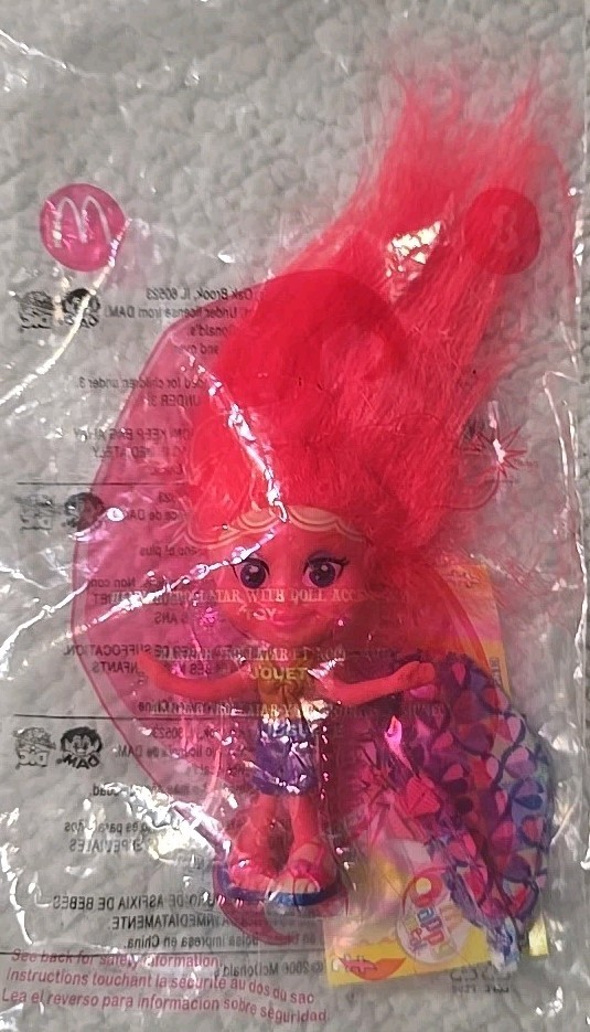 McDonald's Happy Meal Toys 2006 Trolls Hannah Trollatar Doll #8 Sealed Troll