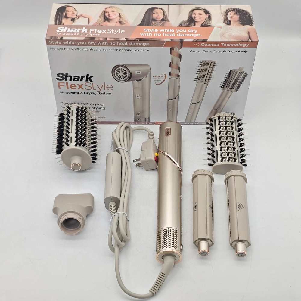 New Shark Flex Style 1300W Air Styling & Drying System - Stone (HD430)