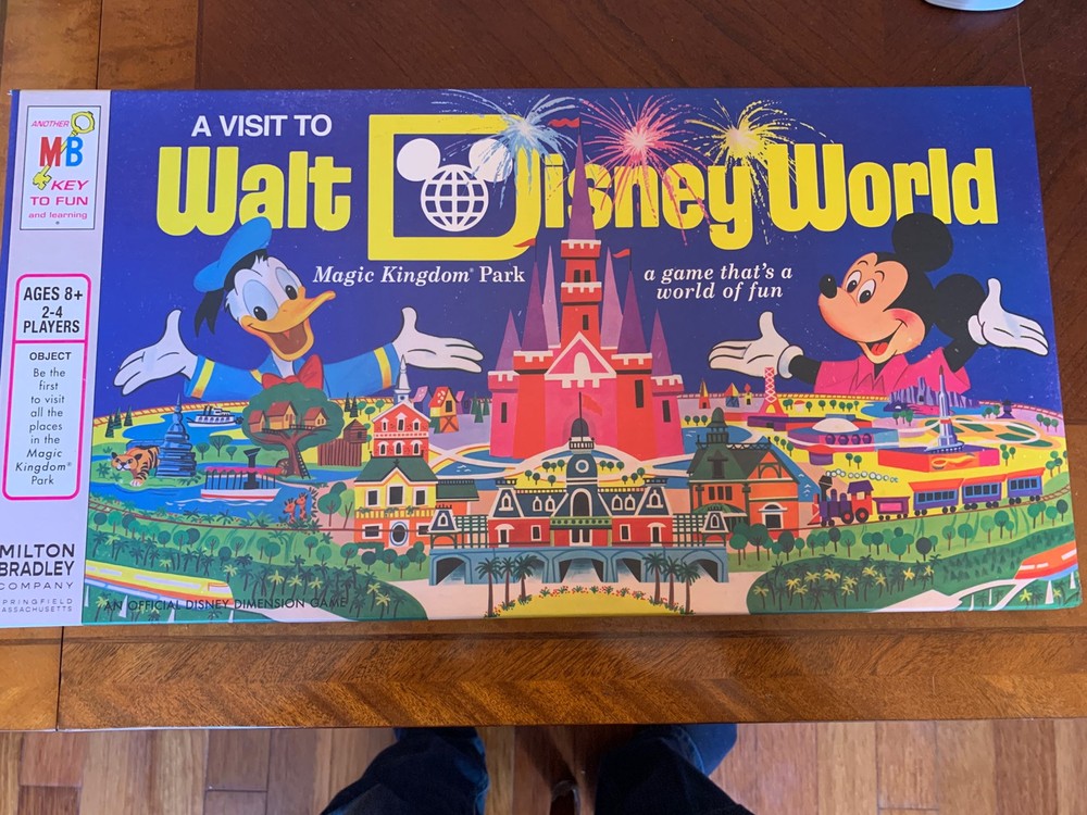 Walt Disney World Magic Kingdom Board Game Complete Lightly Used