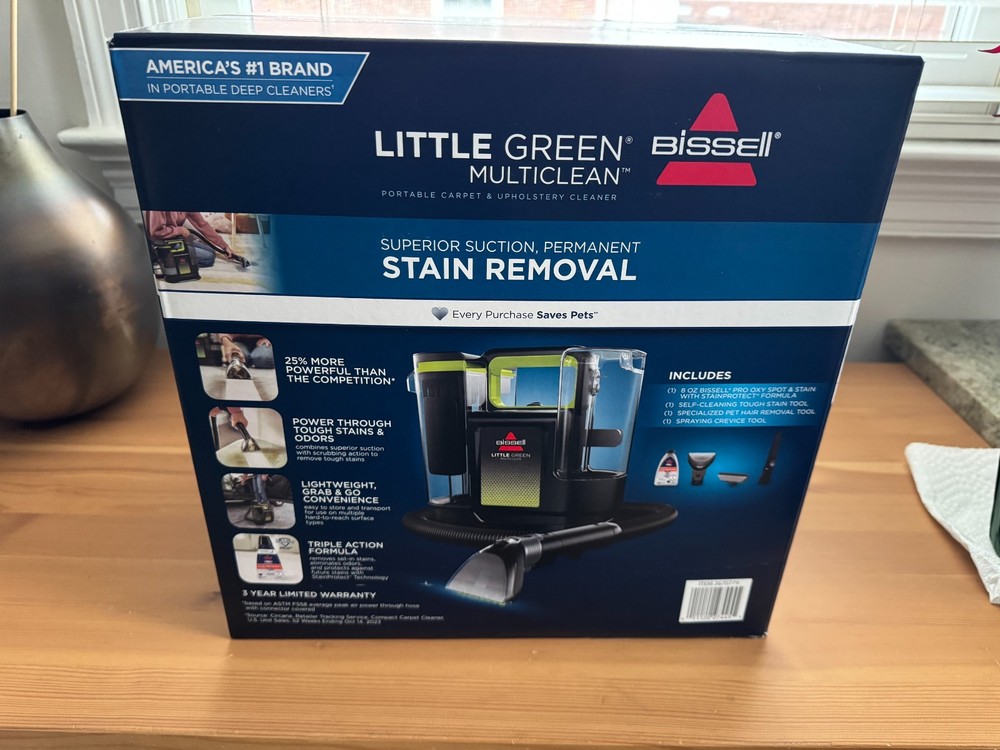 New Bissell Little Green Multiclean Portable Carpet, Pet & Upholstery Vacuum