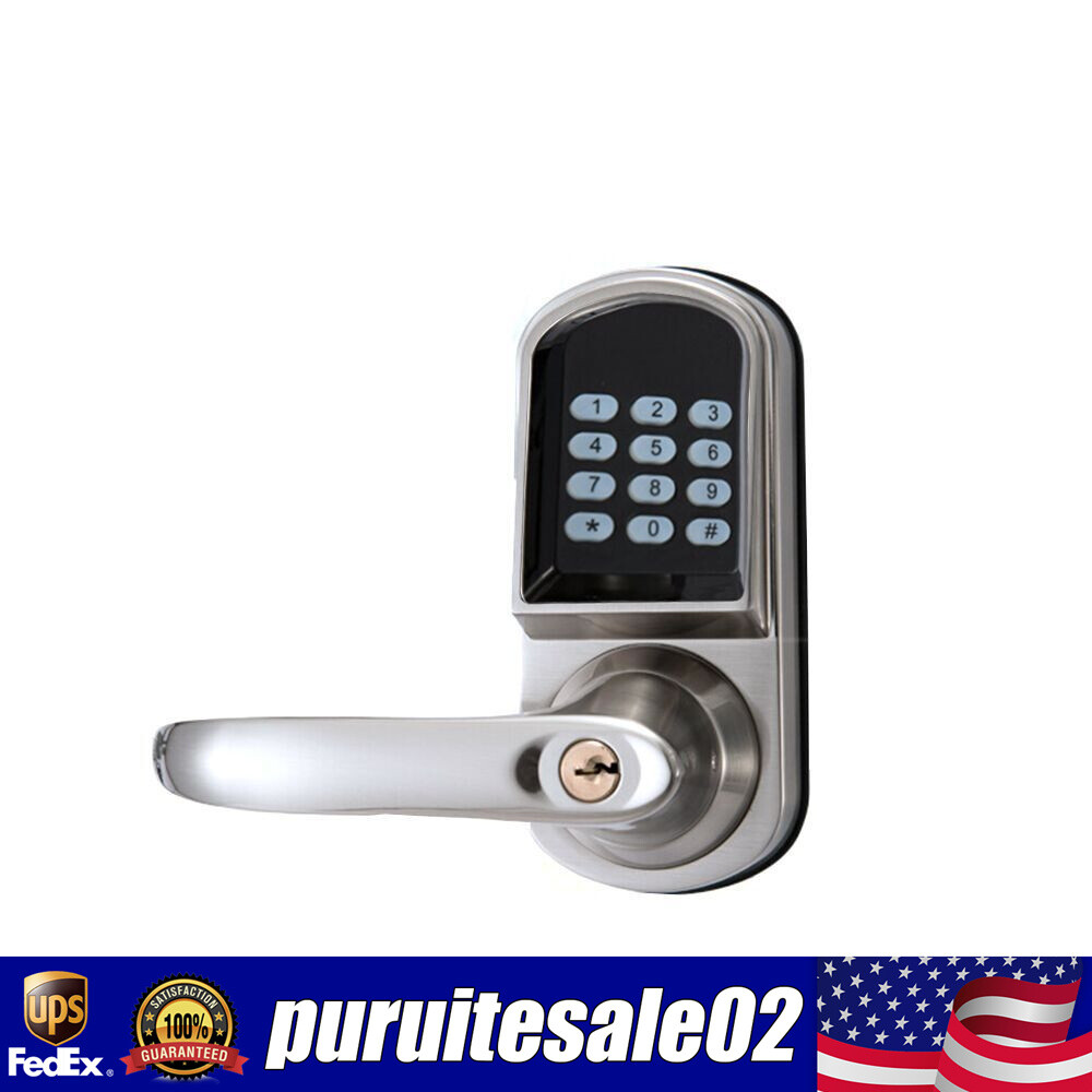 Smart Digital Push Button Keypad Door Lock Left Hand Entry