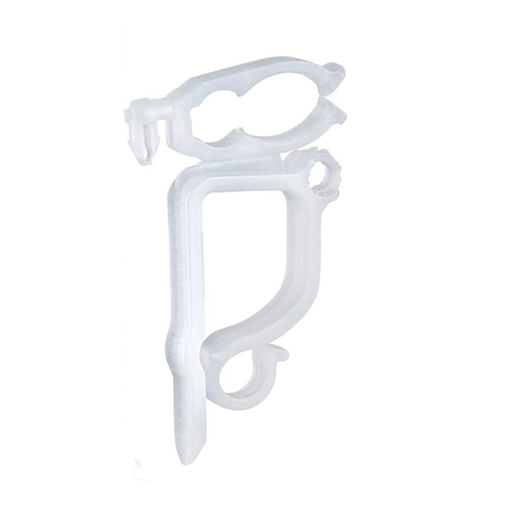 Rocky Mountain Heavy Duty Outdoor Christmas Light Clips - Versatile Plastic Hooks for Easy Installation