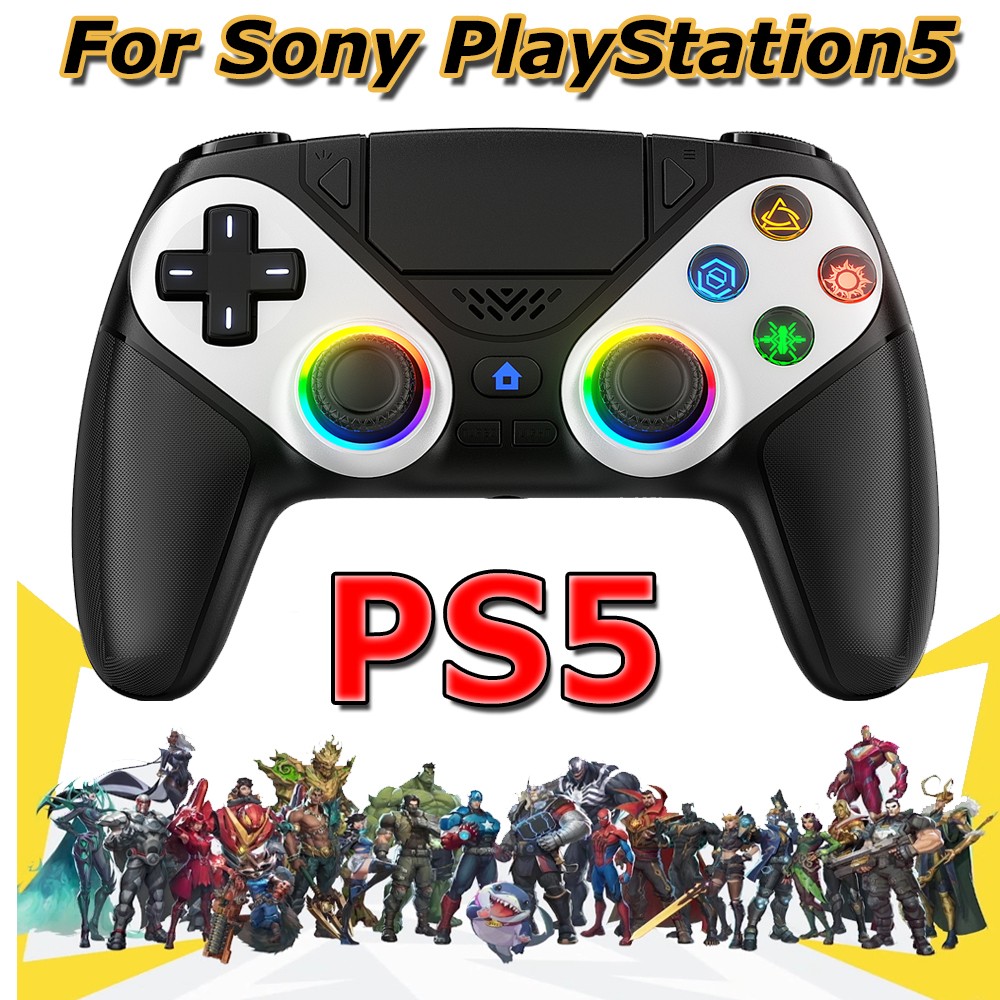 1-PACK For Sony Playstation 5 PS5 DualSense Wireless Black Controller w-Flash🎮