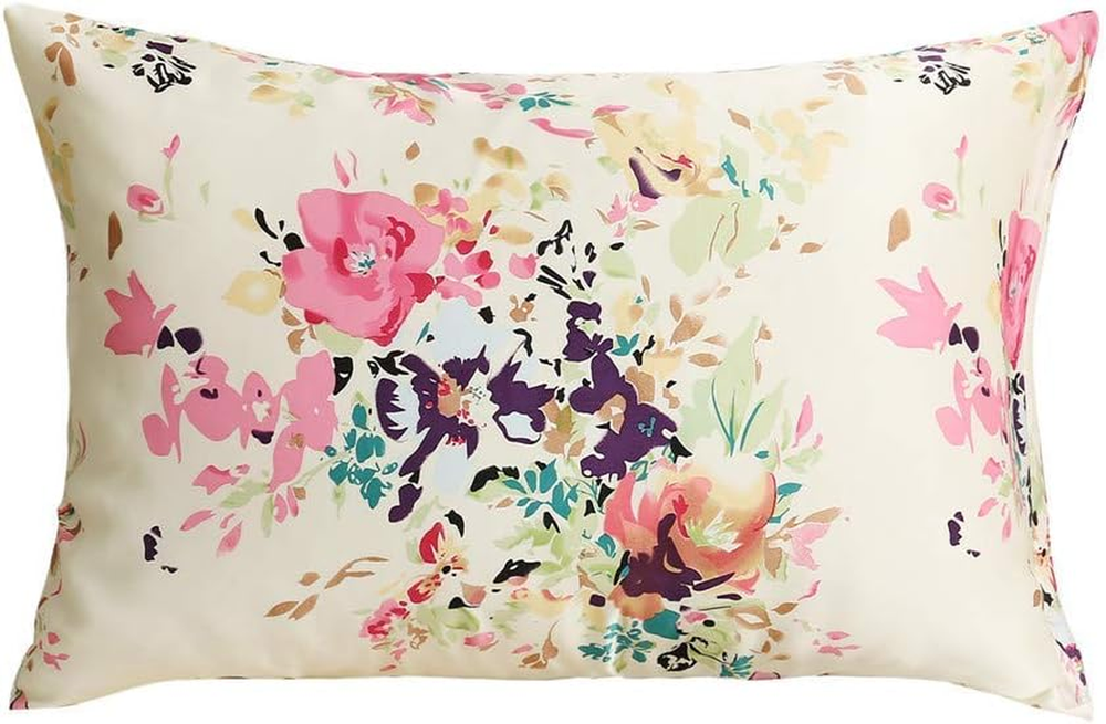 Silk Pillowcase for Hair and Skin with Hidden Zipper Soft and Smooth Satin Pillo