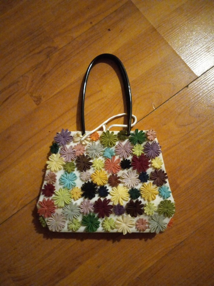 Women's Floral Canvas Mini Tote Bag