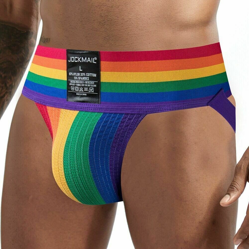 Sexy Men's Sport Jock Strap Low-waist Pouch Underwear Tanga Thongs G-string