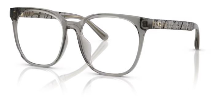 Coach HC6267D 5886 Transparent Light Grey Demo Lens 54mm Women's Eyeglasses