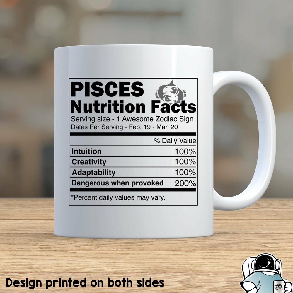 Pisces Coffee Mug Pisces Zodiac Mug Pisces Gift Pisces Birthday Gift Pisces