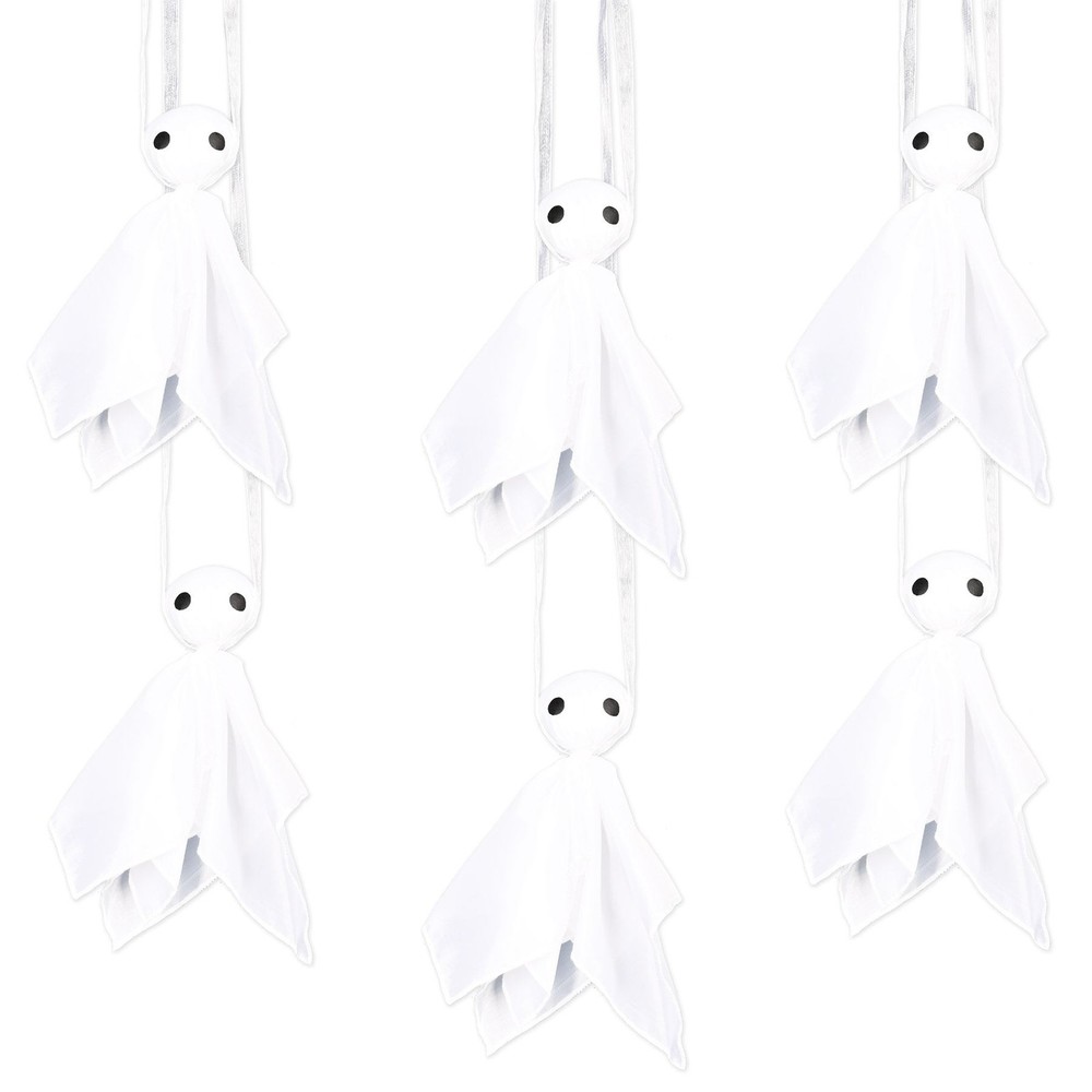 Beistle Fabric Hanging Ghosts Halloween Party Decorations