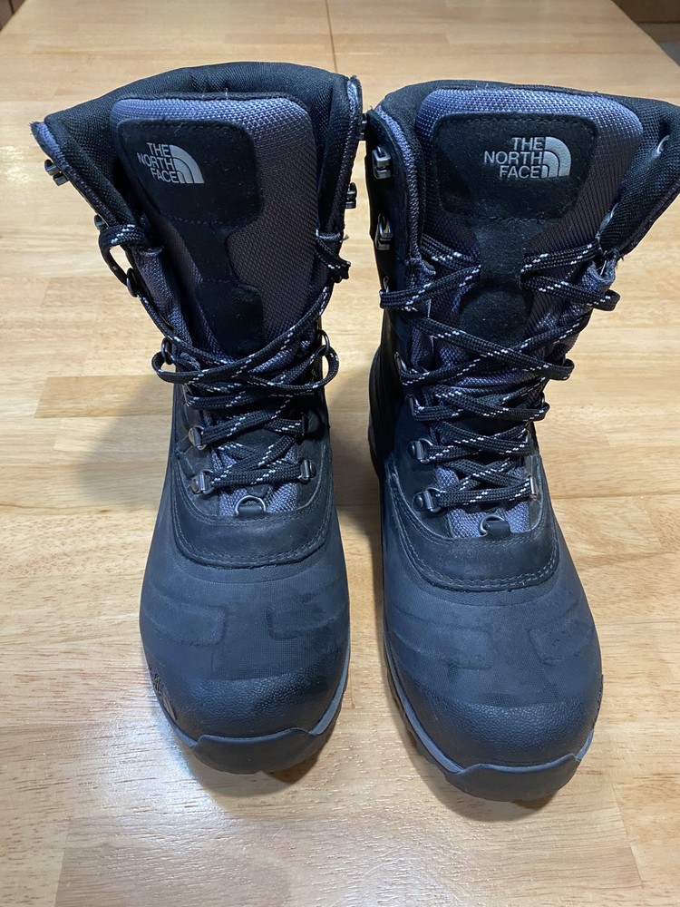 The North Face Men’s Black Chilkat V Insulated Waterproof Boots Size 9.5 NF00CM55B