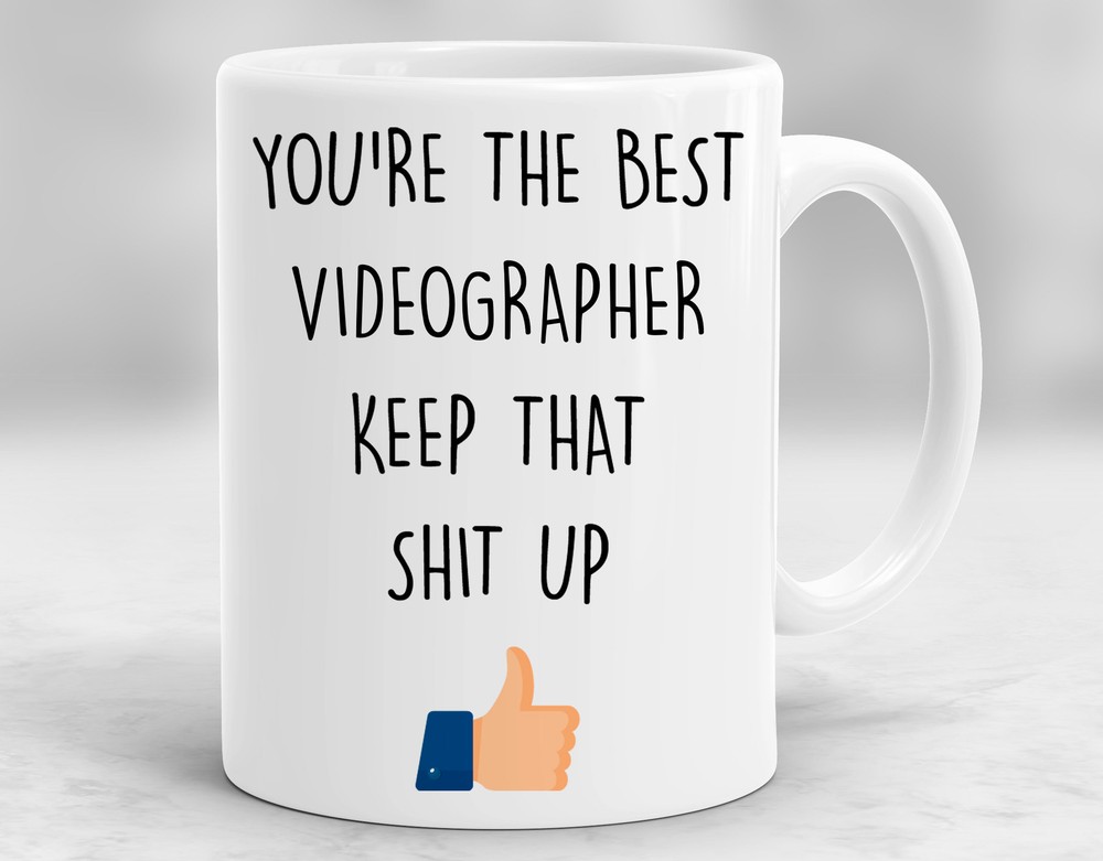 Funny Videographer Gift Ideas Videographer Thank You Videographer Coffee Cup