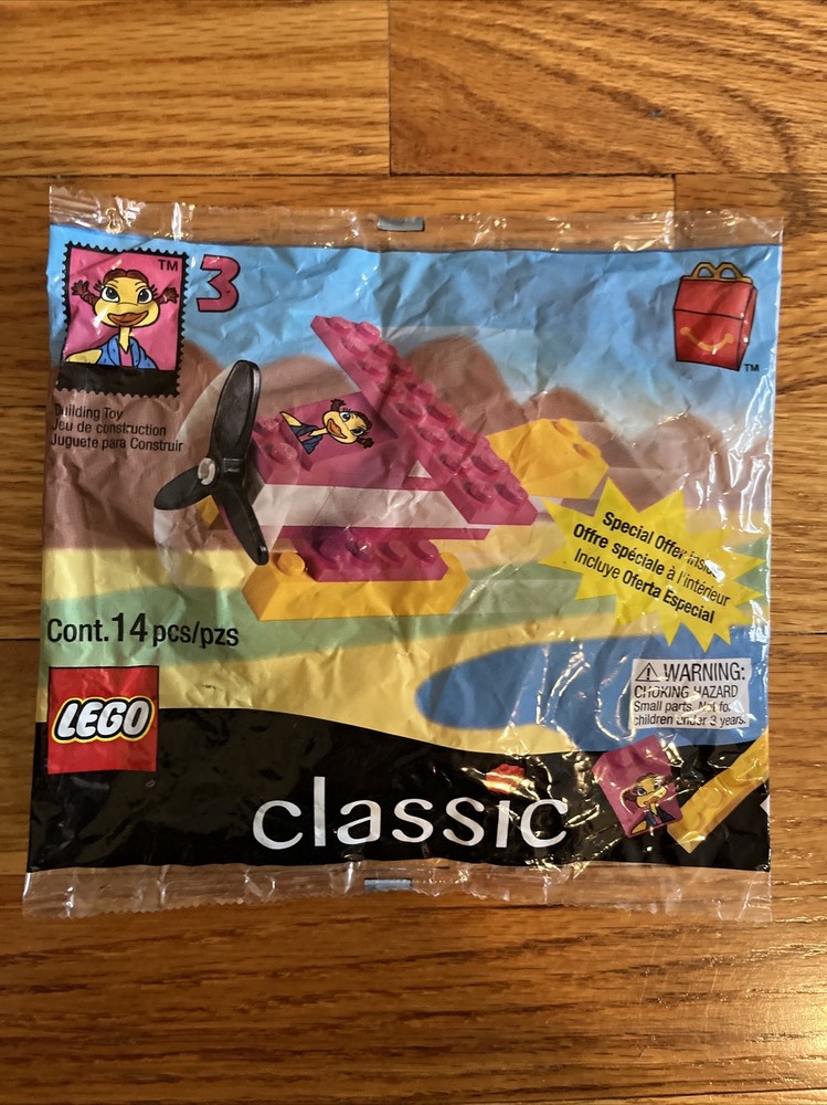 1999 McDonald's LEGO Happy Meal Airplane Set #3 Polybag