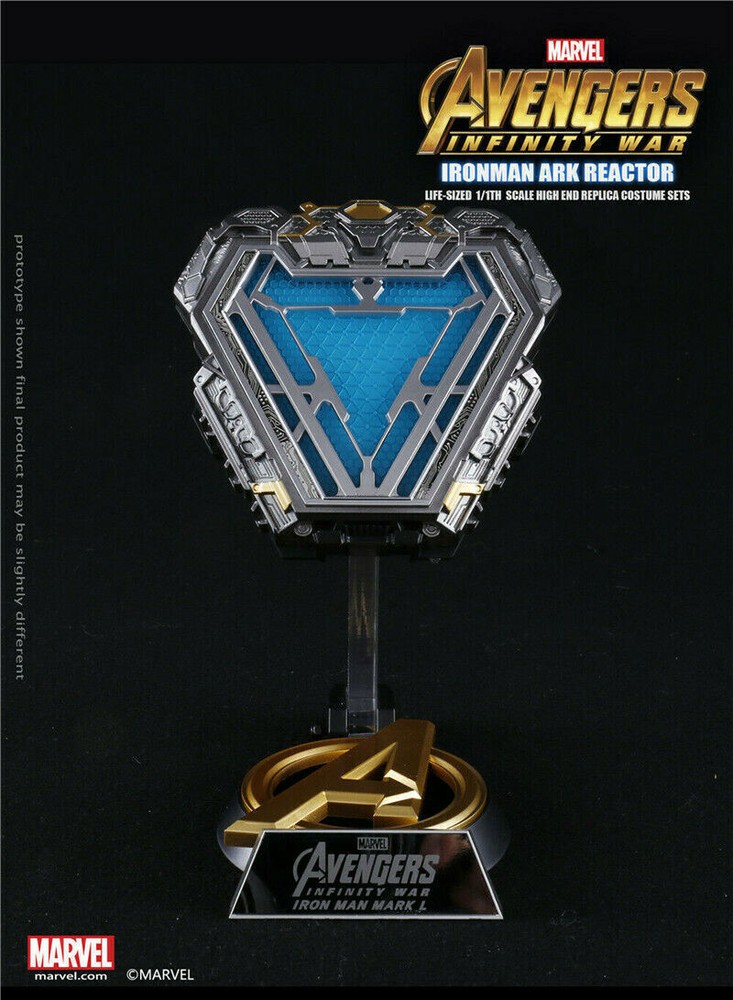 Marvel Iron Man Arc Reactor MK50 Model Mark L 1:1 Cosplay Prop Halloween Replica