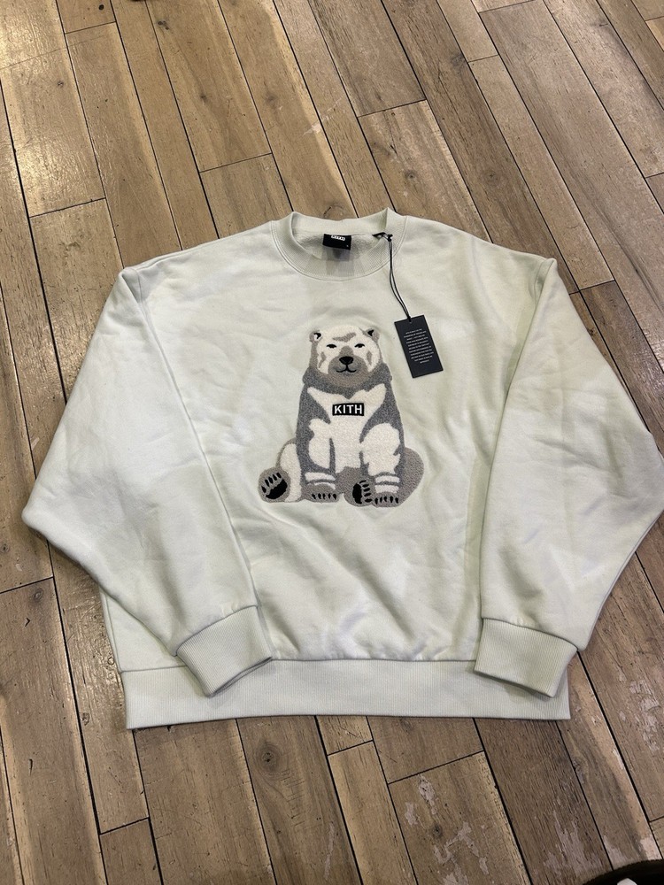 Kith Kithmas Polar Bear Sweater White - Size L