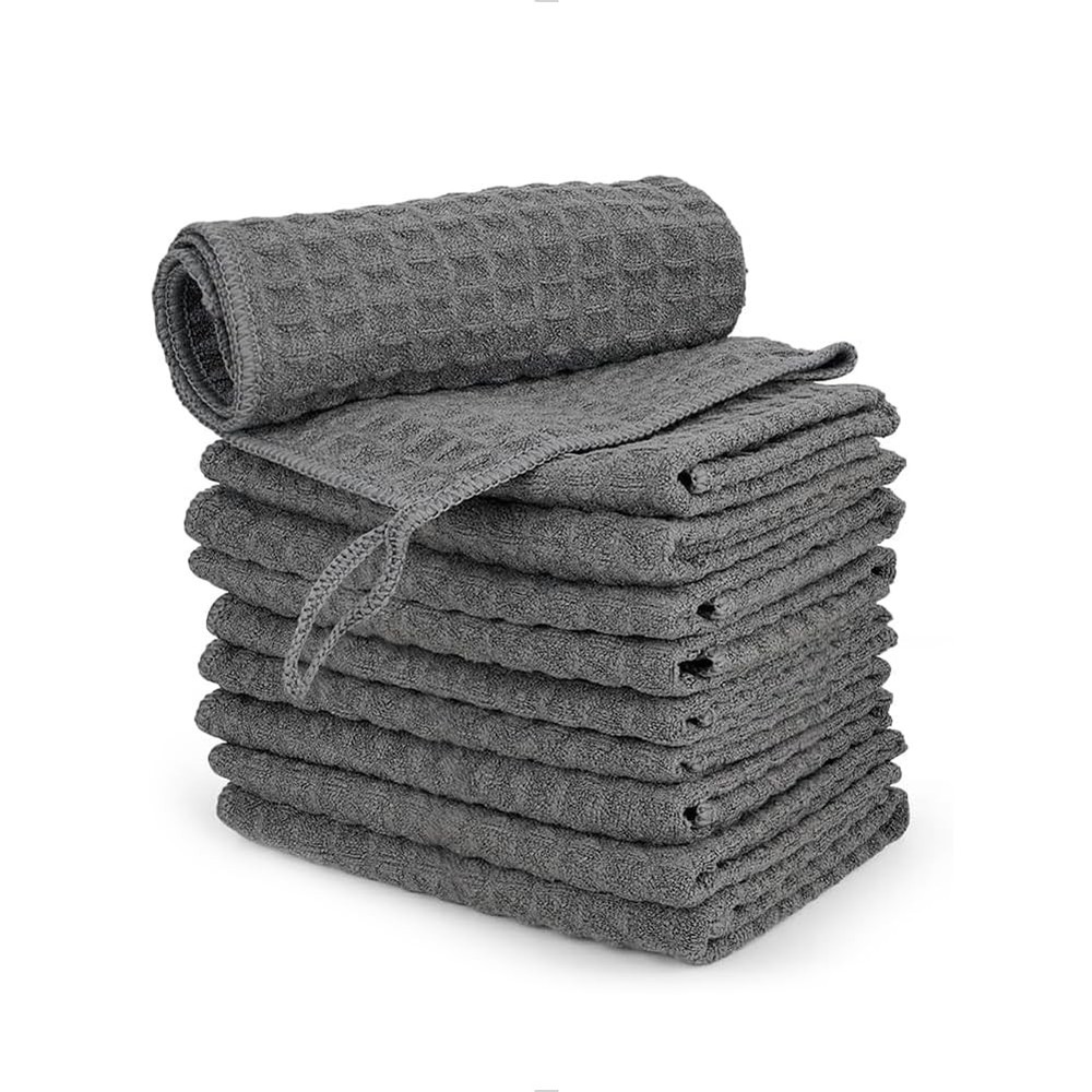 Barista Micro Cloth 10 Pack - Premium Microfiber Cleaning Towels for Coffee Shops