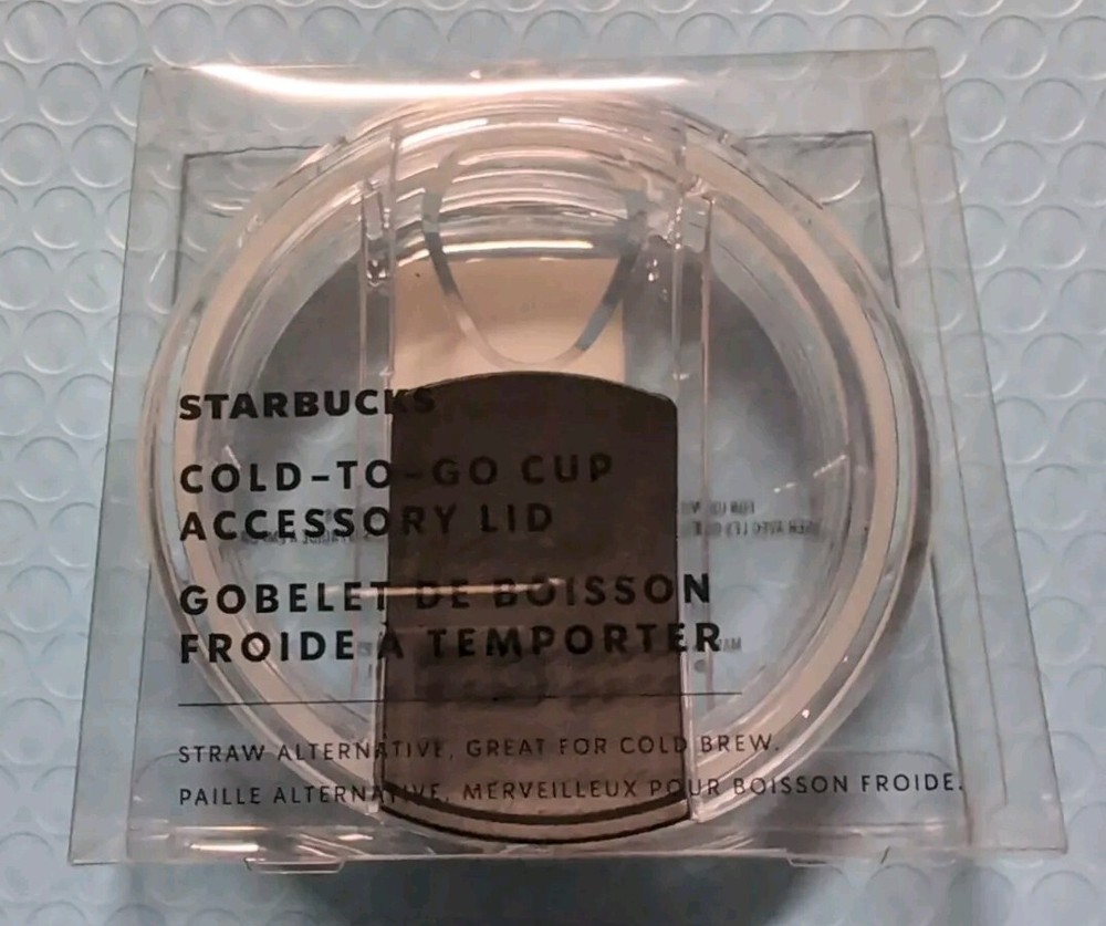 Starbucks Replacement Lid 16oz /24oz Cold To Go Cup Accessory New