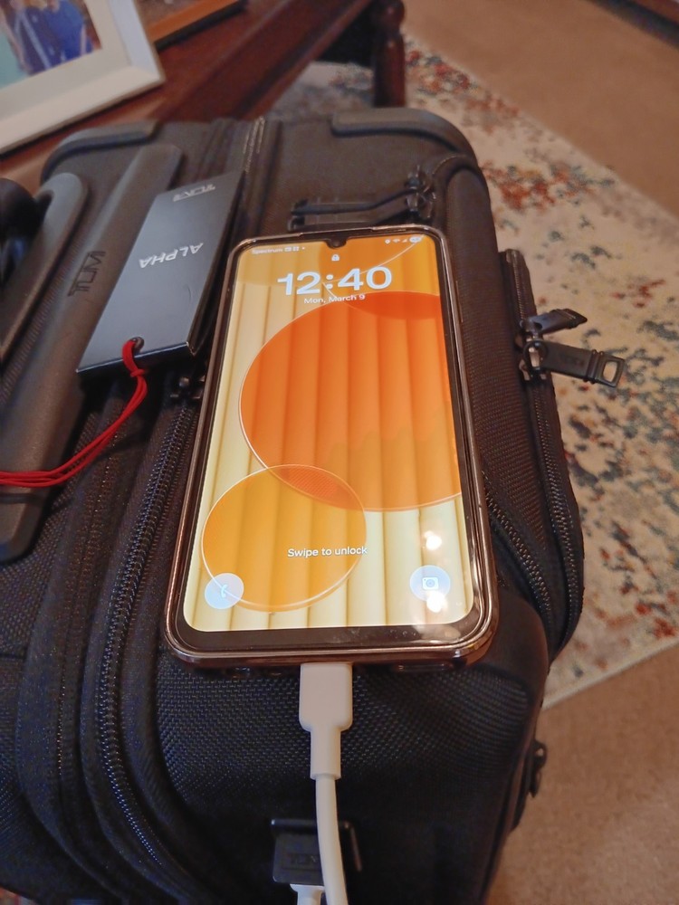 TUMI Alpha 3 Black Continental Dual Access 4 Wheeled Carry-On 2203561D3 MSRP 850