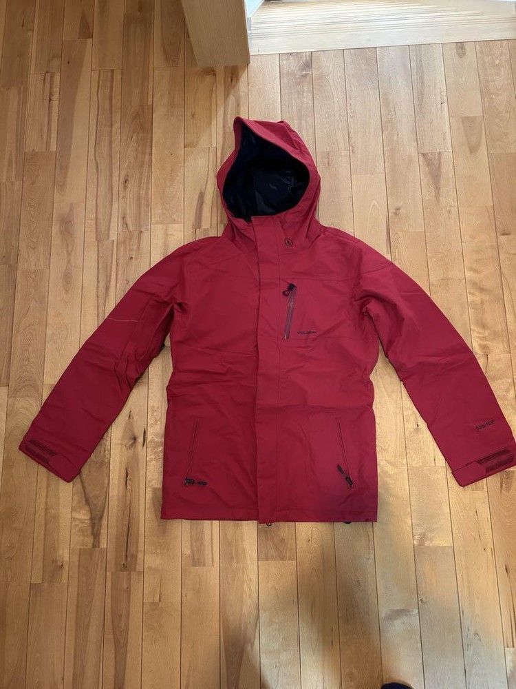 Volcom GORE-TEX Snowboard Jacket Mens Size S Red