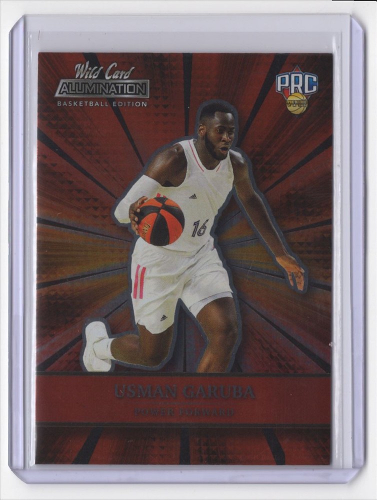 - 2021-22 Wild Card Alumination Red Usman Garuba Rookie Houston Rockets #ABC-76