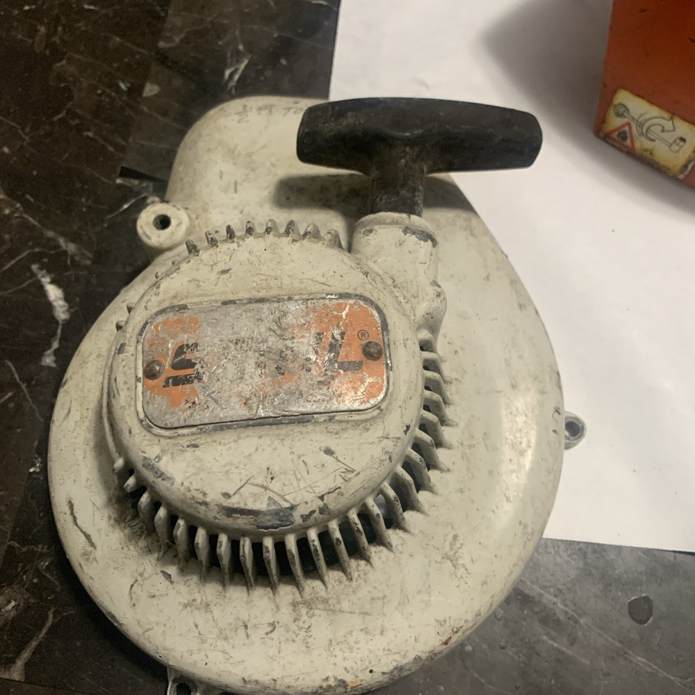 Genuine Stihl 08S 08 TS08 Fan Housing Rewind Starter Recoil 1108 Metal- Box 30