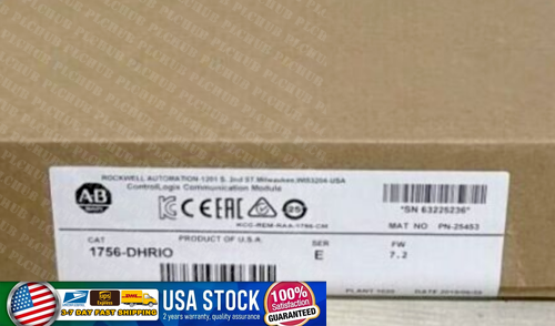 New Sealed AB 1756-DHRIO DH Plus/RIO Controllogix Communication Module 1756DHRIO