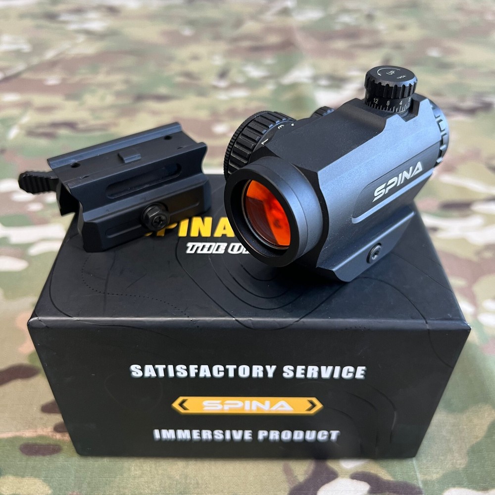 Clearance Sale: 1x20 Red Dot Sight with Adjustable Turret, High/Low Base-image