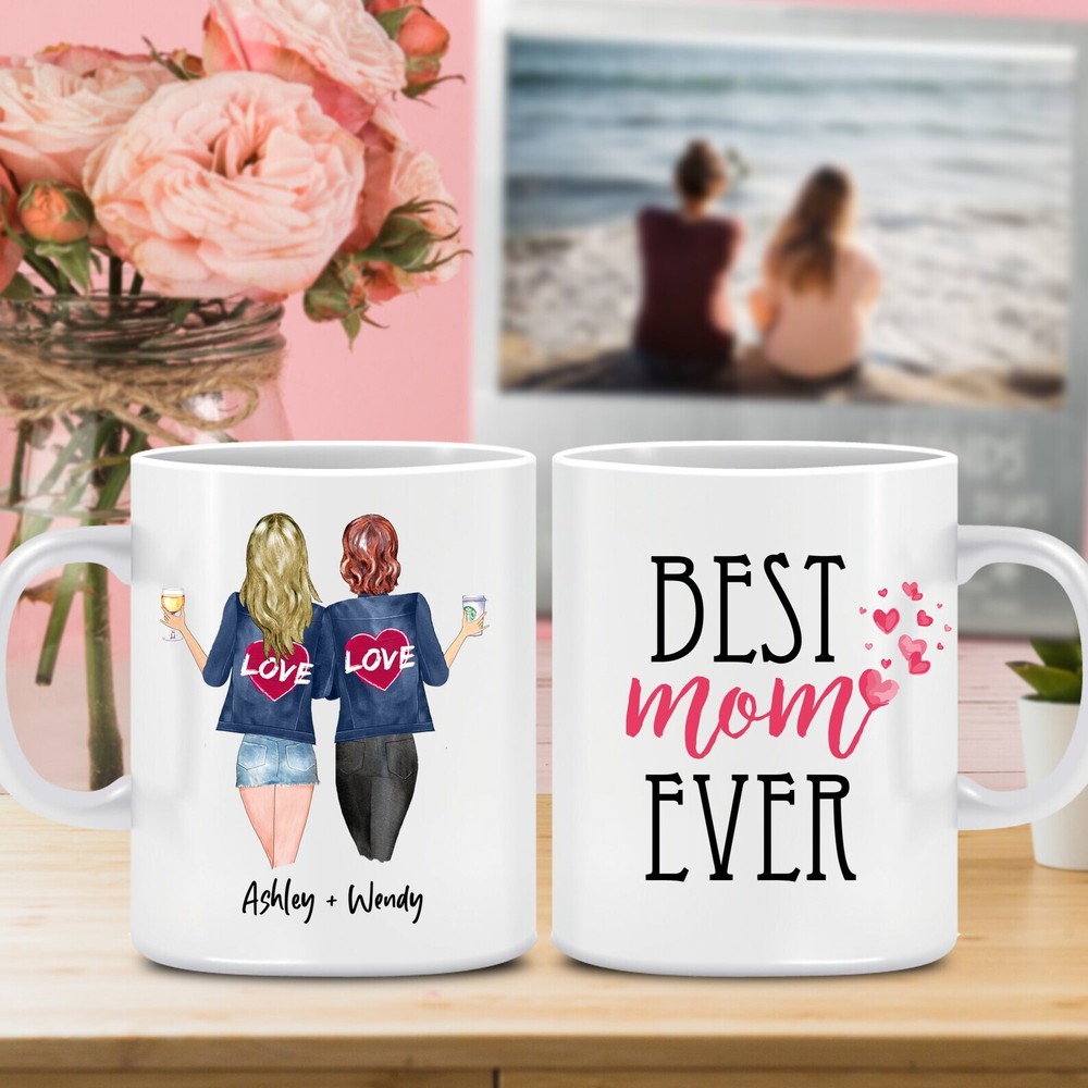Mothers Day Gift Personalized Best Mom Ever Mug Mom Birthday Gift From Daughter