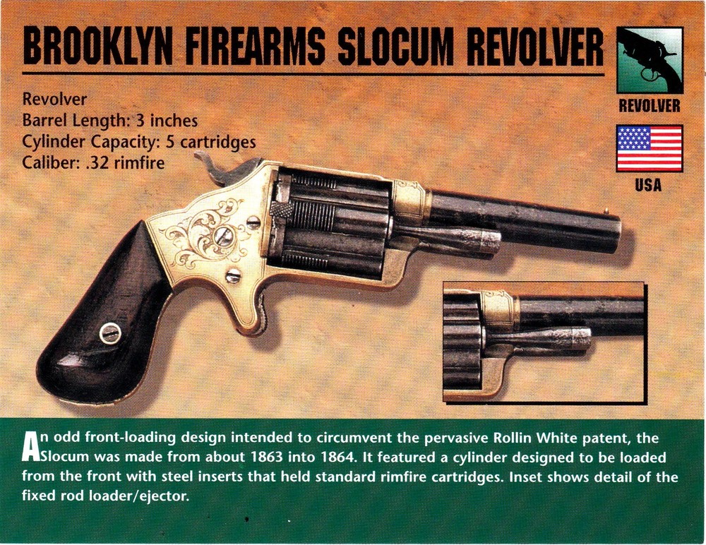 Brooklyn Firearms Slocum Revolver Classic Firearms Photo Card u