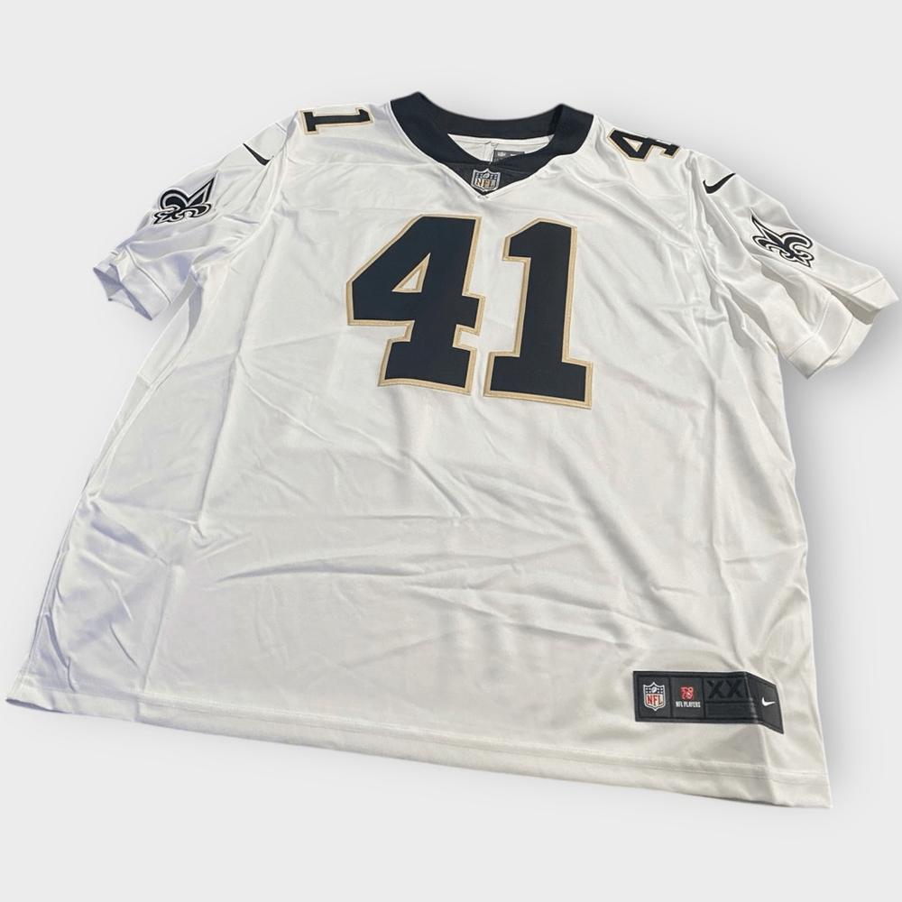 Nike New Orleans Saints Alvin Kamara #41 Road Limited White Jersey Mens size 2XL