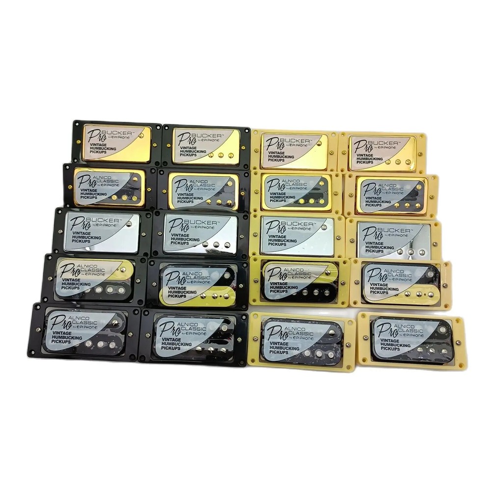 Genuine Epi Alnico Classic Bucker PRO humbucker pickup Zebra 4C wiring harness
