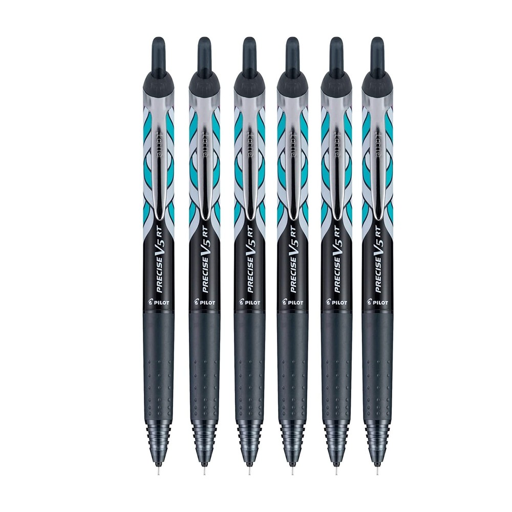 Pilot Precise V5 RT Deco Collection Refillable & Retractable Liquid Ink Rolli...