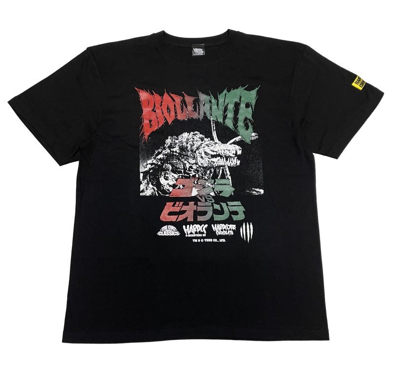 Presale Godzilla Kaiju BIOLLANTE T-shirt Black Japan Limited Cosplay-image