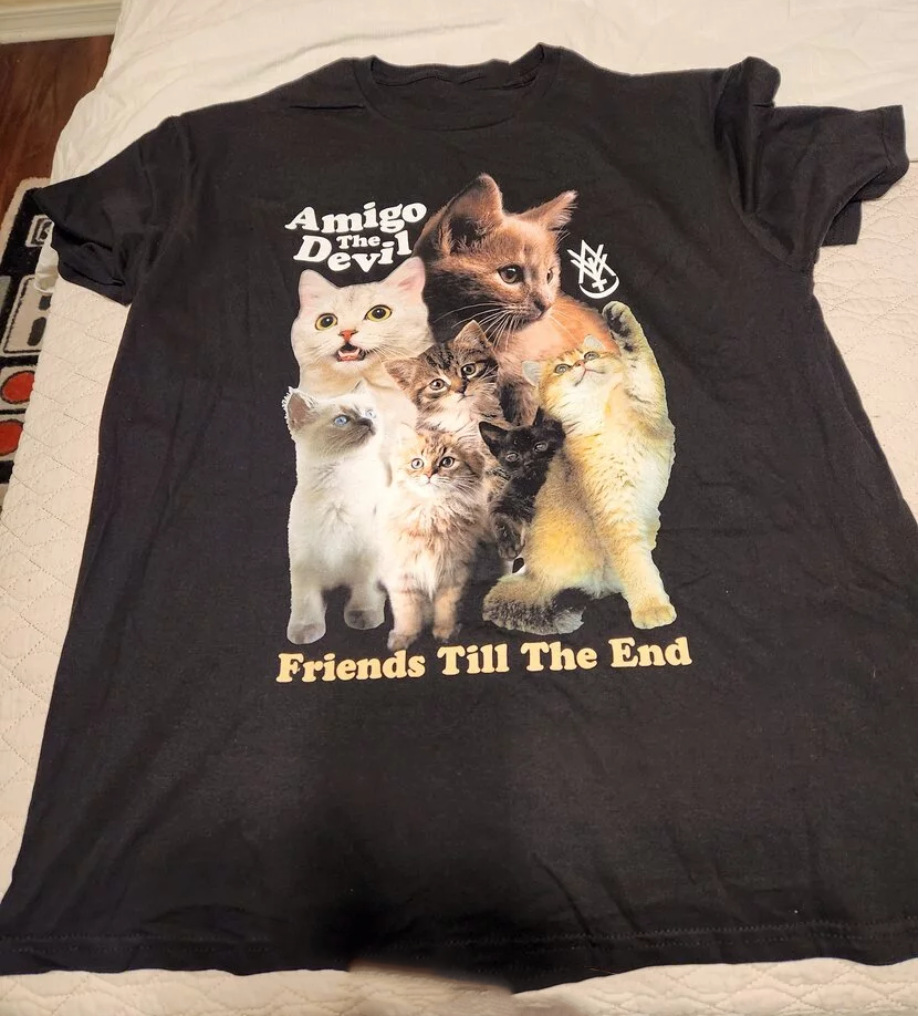 Collection Amigo The Devil Band Cat Funny Tour Gift For Fan All Size Shirt