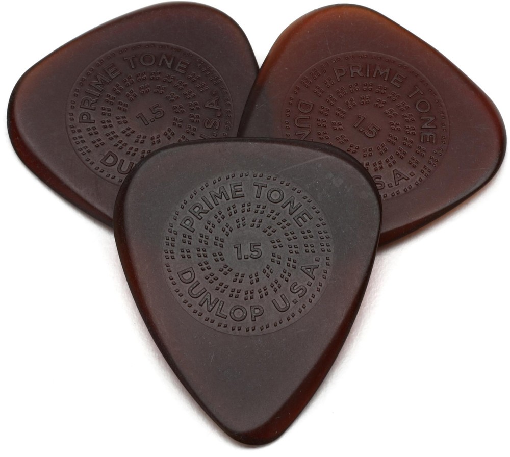 Dunlop 510P150 Primetone Standard Grip Guitar Picks 1.5mm 3-pack