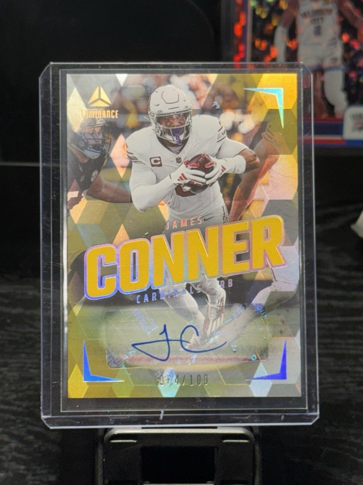 JAMES CONNER 2024 LUMINANCE GOLD AUTOGRAPH CARDINALS AUTO /100 Q2277
