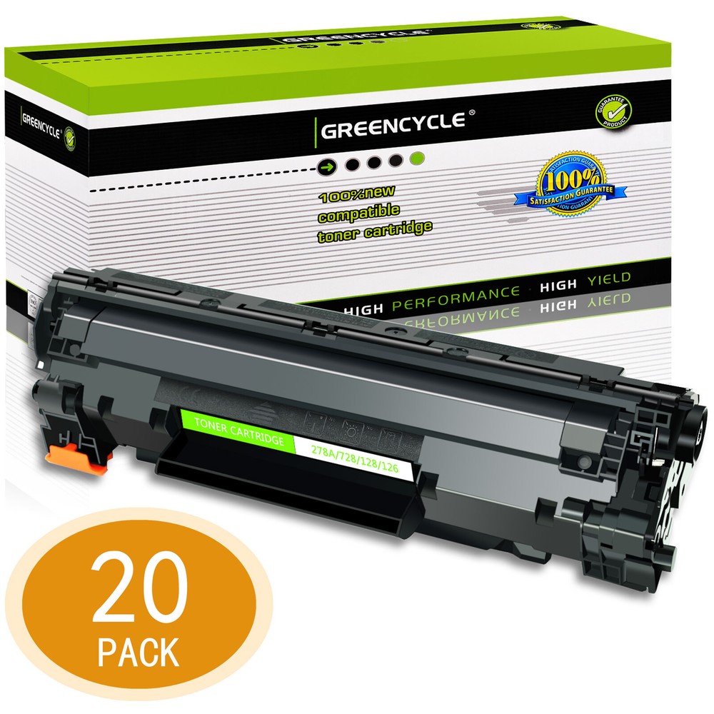 GREENCYCLE 20PK 128 Toner Cartridge For Canon 128 D530 MF4580dn MF4770n MF4880dw