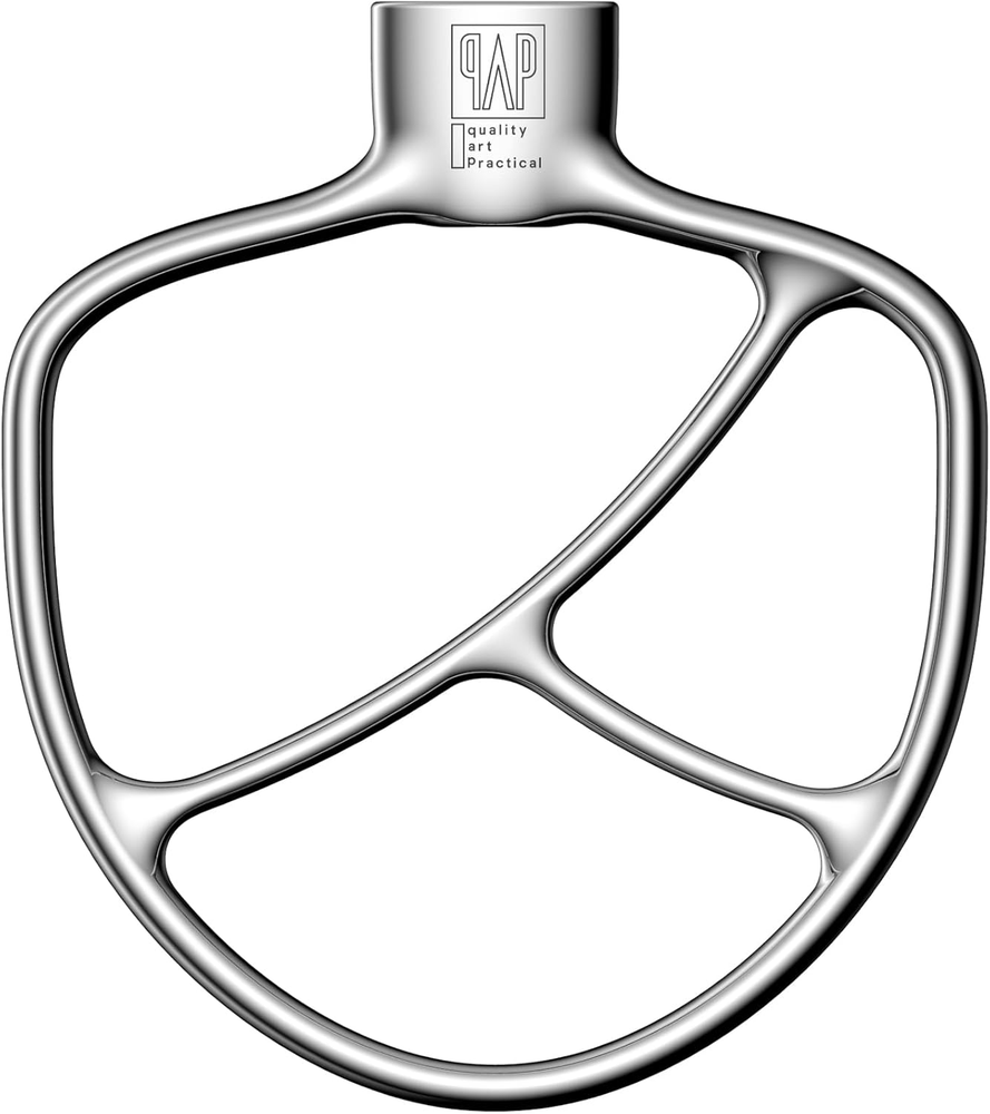 Flat Beater Replacement 5.5-Quart Stand Mixer/Polished 18/8 Stainless Steel Acce
