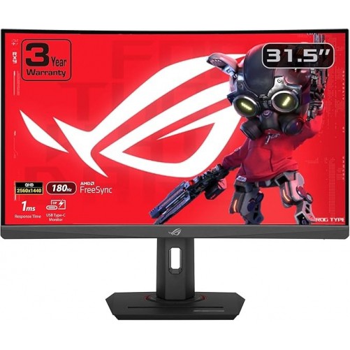 Asus ROG Strix XG32WCS 32-inch WQHD Curved Gaming Monitor 16:9