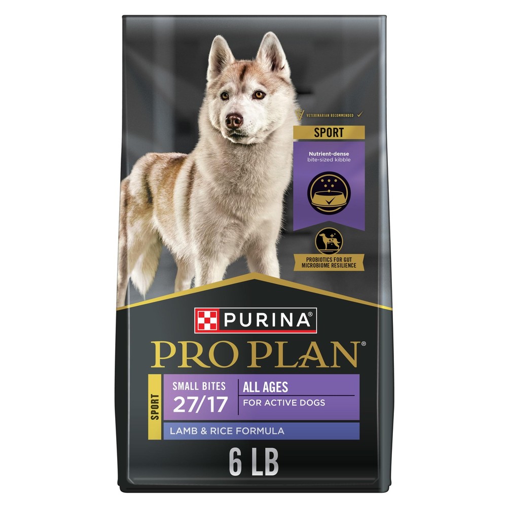 Purina Pro Plan Sport 27/17 Lamb & Rice Small Bites Dog Food, 6 lb Bag