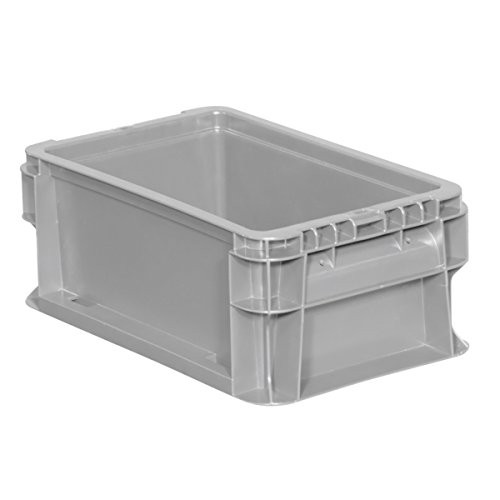 12x7x5 Plastic Straight Wall Storage Tote Container SW120705F101000