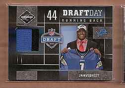 2010 Limited Draft Day Jerseys Prime #7 Jahvid Best Jersey /50-image